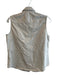 Lauren Size Medium Khaki Cotton Snap Closure Sleeveless Collar Safari Top Khaki / Medium