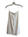 Alice & Olivia Size 8 Off White Nylon Back Zip Strapless Knee Length Dress Off White / 8