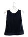 Nanette Lepore Size 6 Black Triacetate Sleeveless V Neck Strings Top Black / 6