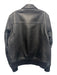 Everlane Size M Black Leather Solid Zip UP Moto Men's Jacket Black / M