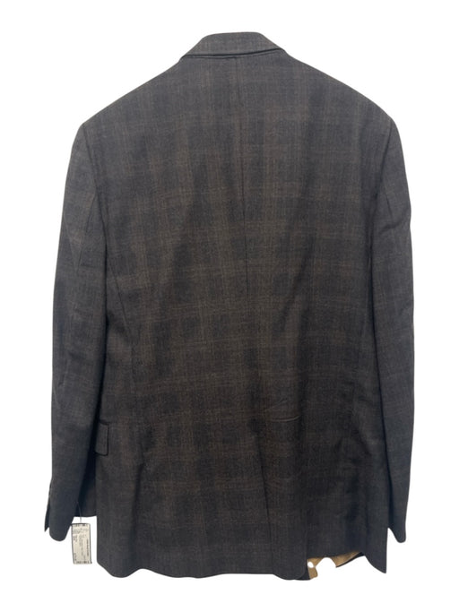 Billy Reid Gray Wool Blend Plaid 2 Button Men's Suit Gray / 40R