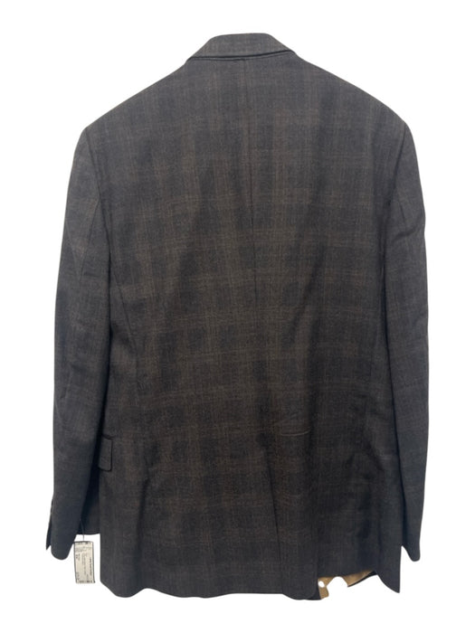 Billy Reid Gray Wool Blend Plaid 2 Button Men's Suit Gray / 40R