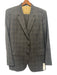 Billy Reid Gray Wool Blend Plaid 2 Button Men's Suit Gray / 40R