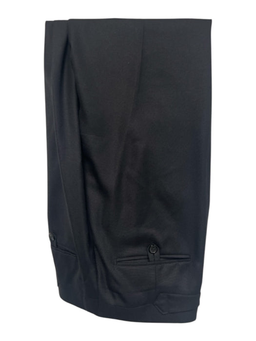 Billy Reid Black Wool Blend Solid Tuxedo Men's Suit Black / 40R
