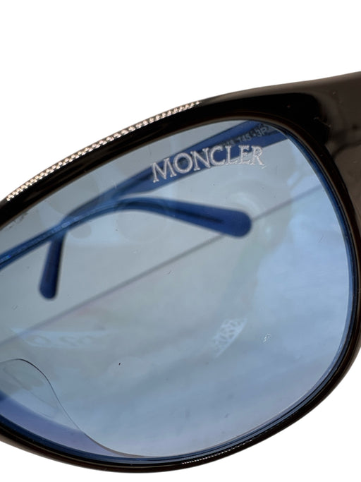 Moncler New Blue Plastic Solid Men's Sunglasses Blue