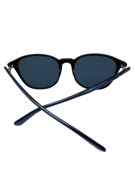 Moncler New Blue Plastic Solid Men's Sunglasses Blue