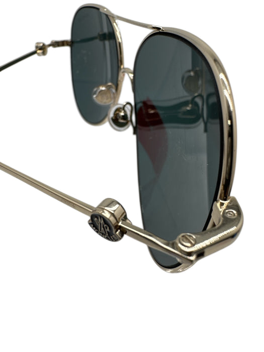 Moncler New Gold Metal Aviator Men's Sunglasses Gold