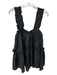 Brogger Size S Black Polyamid Sleeveless Square Neck Babydoll Top Black / S