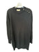 Sezane Size M Black Wool Long Sleeve Buttons Knit Dress Black / M
