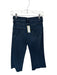 Mother Size 28 Dark Wash Cotton Blend Button Fly Wide Leg Raw Hem Jeans Dark Wash / 28