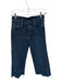 Mother Size 28 Dark Wash Cotton Blend Button Fly Wide Leg Raw Hem Jeans Dark Wash / 28