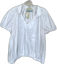 Tish Cox Size S White Synthetic Silk Puff Sleeve Collar Top White / S