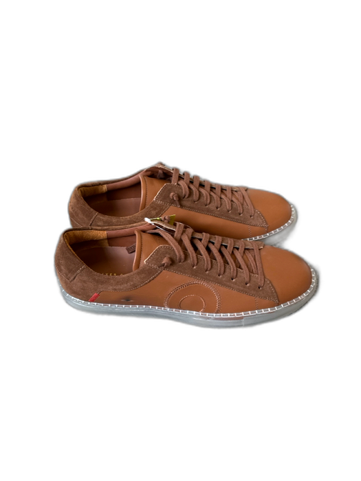 Oliver Cabell Shoe Size 43 New Brown Leather Suede Clear Sole Sneakers Brown / 43