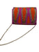 Pink & Orange Beaded Front Flap Chain Strap Crossbody Bag Pink & Orange / S