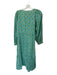 India Collection Emerson Fry Size M Green & Teal Cotton Long Sleeve Maxi Dress Green & Teal / M