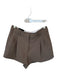 Aritzia Size 6 Taupe Polyester High Waist Pleated Shorts Taupe / 6