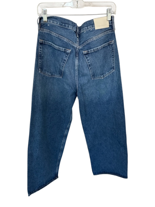 Citizens of Humanity Size 28 Med Light Wash Cotton High Waist Barrel Leg Jeans Med Light Wash / 28