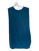 Kaarem Size M Teal Polyester Sleeveless Shoulder Zip Shift Dress Teal / M