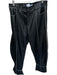 Melbourne Size M Black & White Vegan Leather High Waist Stitching Barrel Pants Black & White / M