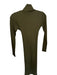 Lauren Ralph Lauren Size S Olive Green Modal Blend Turtleneck Long Sleeve Dress Olive Green / S