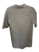 Veronica Beard Size S Taupe & Gold Wool Short Cuff Sleeve Buttons Knit Dress Taupe & Gold / S
