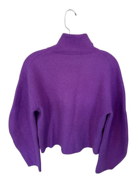 Ulla Johnson Size P Purple Wool Turtle Neck Long Sleeve Sweater Purple / P