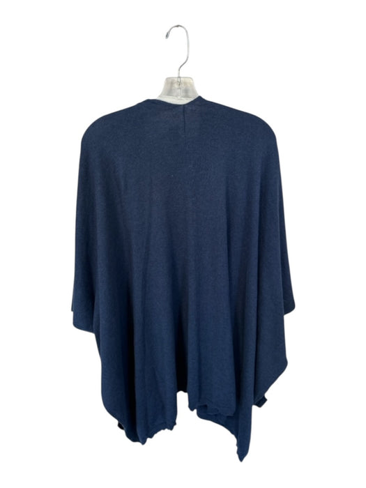 Mersea Size One Size Navy & Tan Stripe Poncho Sweater Navy & Tan / One Size