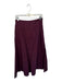 Lilla P Size 2 Maroon Cotton High Waist A Line Maxi Skirt Maroon / 2