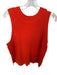 525 Size L Tomato Cotton Sleeveless Knit high neck Sweater Tomato / L