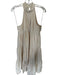 Maeve Size 6 Tan Cotton High Neck Side Zip Maxi Dress Tan / 6