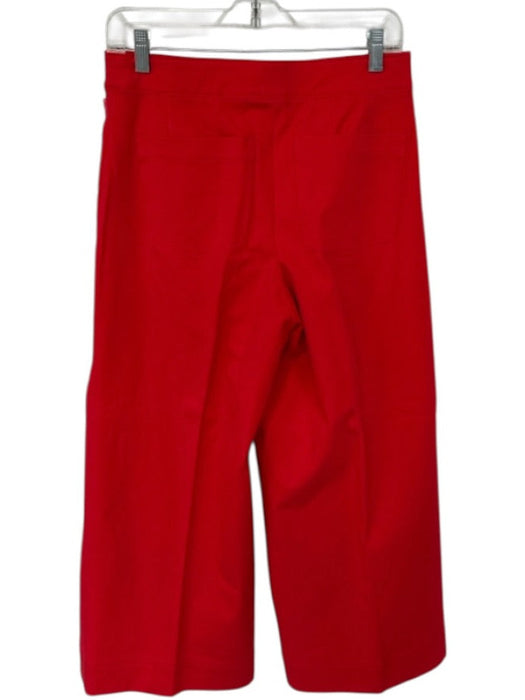 Spanx Size M Red Rayon Elastic Waist Pocket Designs Stiching detail Pants Red / M