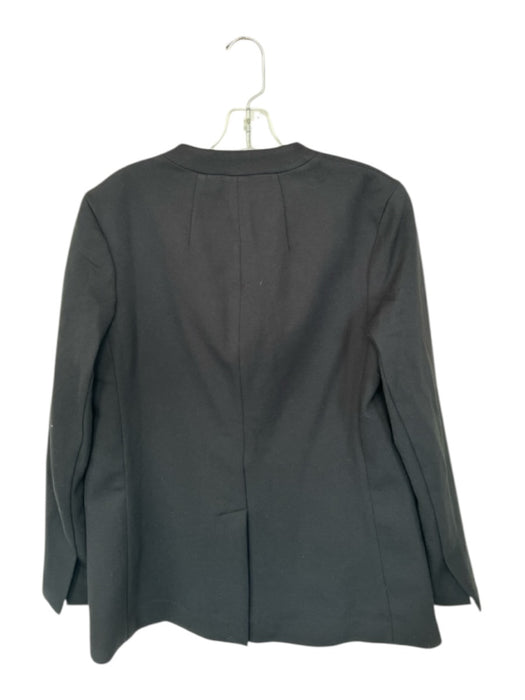 Spanx Size S Black Rayon One Button Pocket Designs Blazer Long Sleeve Jacket Black / S