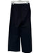 Spanx Size S Black Rayon High Waist Elastic Waist Wide Leg Back Pocket Pants Black / S