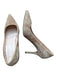 J Crew Shoe Size 8 Beige Suede Pointed Toe Stiletto Pumps Beige / 8