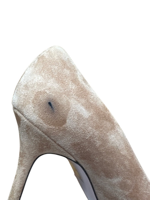 J Crew Shoe Size 8 Beige Suede Pointed Toe Stiletto Pumps Beige / 8