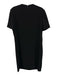 Burberry London Size 6 Black Acetate Blend Zip Back Short Sleeve Dress Black / 6