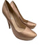 Prada Shoe Size 39 nude Textile Stiletto Round Pointed Toe Platform Satin Heels nude / 39