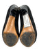 Giuseppe Zanotti Design Shoe Size 39 Black Leather open toe Suede Stiletto Heels Black / 39
