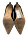 Manolo Blahnik Shoe Size 38.5 Black Textile Pointed Toe Satin Kitten Heel Pumps Black / 38.5
