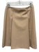 Marc Jacobs Size 8 nude Polyester & Silk Zip Back Pleat Skirt nude / 8