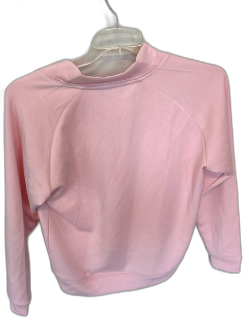Smith & Quinn Size S Baby Pink Polyester Blend Long Sleeve V Neck Athletic Top Baby Pink / S