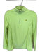 Magnolia Lane Lime Green Polyester Blend Long Sleeve Master's Half Zip Pullover Lime Green / S