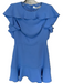 Amanda Uprichard Size P Cornflower Blue Polyester Flutter Cap sleeve Lined Dress Cornflower Blue / P