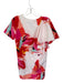 Crosby Size XS Pink & Multi Polyester Blend Abstract Short Ruffle Detail Dress Pink & Multi / XS