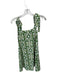 Smith & Quinn Size XS Lime & White Tie Straps Floral & Geometric short Dress Lime & White / XS