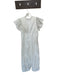 Monique Lhuillier Size 6 White Short Sleeve Lace Overlay Back Zip Maxi Dress White / 6