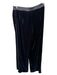 Exquise Size 4 Black Velvet High Waist Wide Leg Pants Black / 4