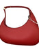 JW PEI Red Vegan Leather Shoulder Bag Zip Close Gold Hardware Bag Red / S