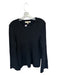 Michael Michael Kors Size M Black Viscose Blend Long Bell Sleeve Ribbed Sweater Black / M