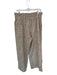 Sanctuary Size M Tan & black Polyester Smocked Waist Band Animal Print Pants Tan & black / M